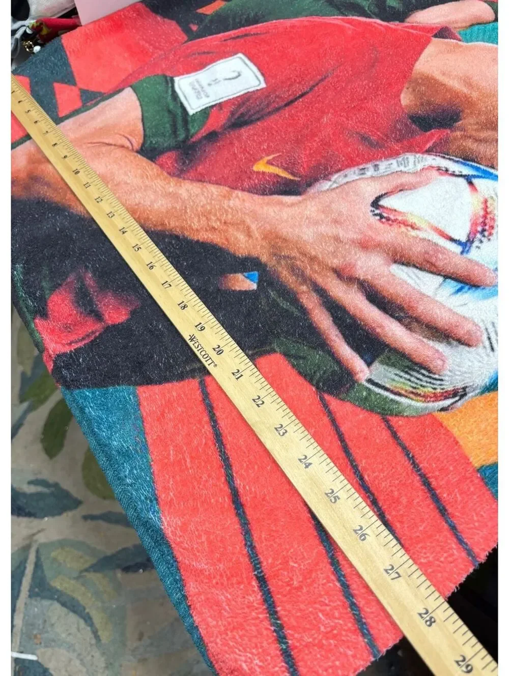 Cristiano Ronaldo CR7 Portugal Soccer Beach Towel 60% Cotton 40% Polyester - GUC